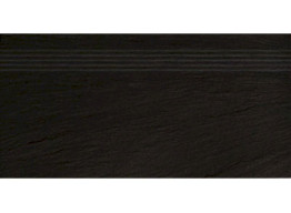 Step tile GEO DCPSE314 black (30,3x60,2)