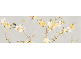 Mixed Decoro Fiore Di Pesco Bianco A Ra1J (40X120)