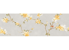 Mixed Decoro Fiore Di Pesco Bianco B Ra1K (40X120)