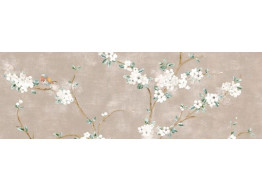 Mixed Decoro Fiore Di Pesco Rosa A Ra1Y (40X120)