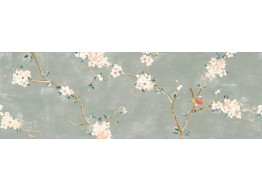 Mixed Decoro Fiore Di Pesco Verde B Ra1X (40X120)