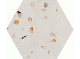 Hexagon Doria Bianco (25,8x29)