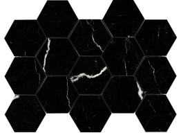 Cr. Lux Deva Nero Hexagonos (32,5x22,5)