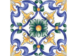 Amuri Decoro Maiolica Tappeto 3 Glossy Rc8J (20x20)