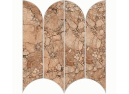 Incanto Breccia Pernice Glossy Mosaico Ventaglio R9Cd (28x31)