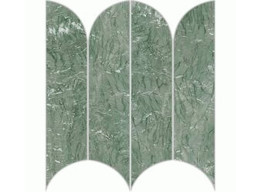 Incanto Verde Antigua Glossy Mosaico Ventaglio R9Cg (28x31)