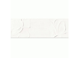 STRUCTURE PATTERN WHITE FLOWER STRUCTURE (25x75)