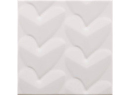 AGATHA MILLE CUORI BLANCO (25X25)
