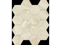 Sunlight Stone Beige Mozaika Prasowana Hexagon (22x25,5)