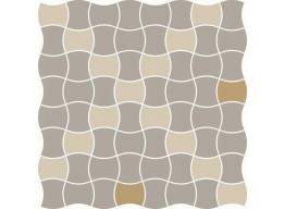 MODERNIZM BIANCO MOZAIKA PRASOWANA MIX D  K.3,6X4,4 (30,9x30,9)