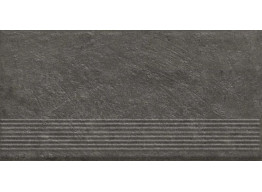CARRIZO BASALT STOPNICA PROSTA STRUKTURA MAT (30X60)