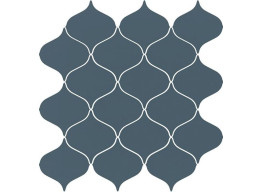 OCEAN ROMANCE TURQUOISE MOSAIC SATIN (28,1x29,3)