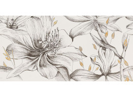 Velo bianco flowers (119,8x59,8)