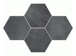 Mosaic Hexagon Stark Graphite (28,3X40,8)