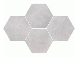 Mosaic Hexagon Stark White (28,3X40,8)