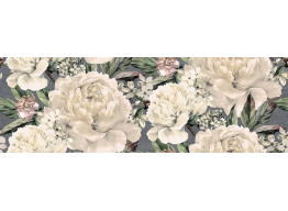 GRACIA GREY FLOWER SATIN (20X60)