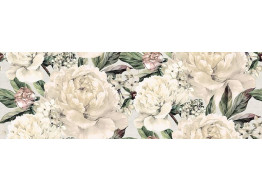 GRACIA WHITE FLOWER SATIN (20X60)