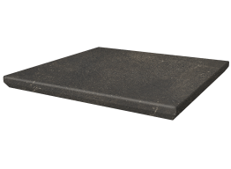 SCANDIANO Brown STOPNICA Z KAPINOSEM NAROZNA STRUKTURA (33X33)