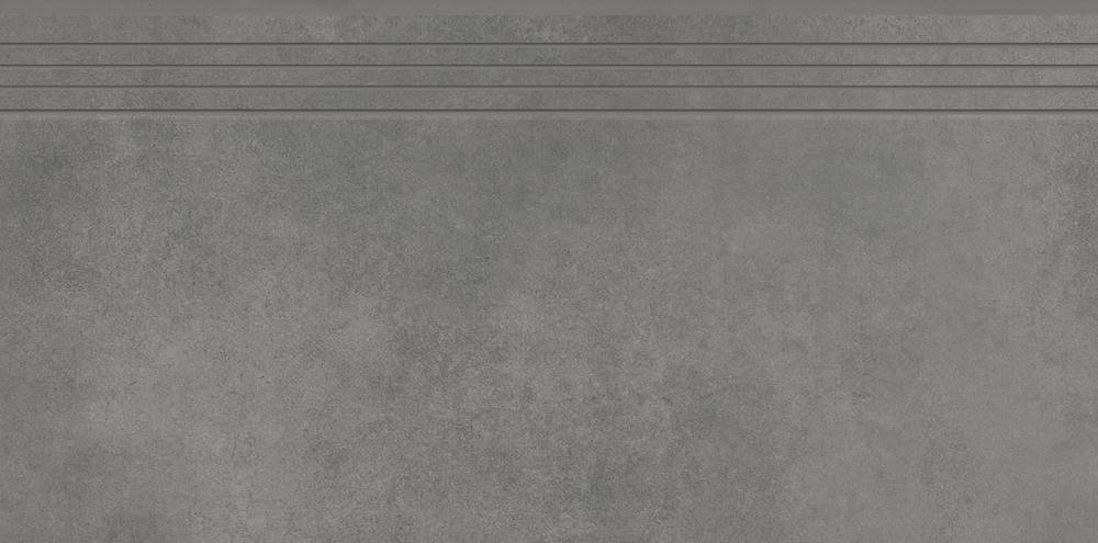 CONCRETE GRAPHITE ENGRAVED STAIR (29,7X59,7)
