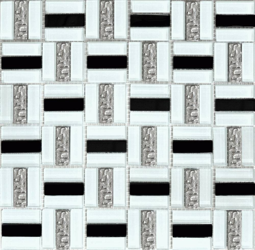 1077 Мозаїка Трино чорно-біла