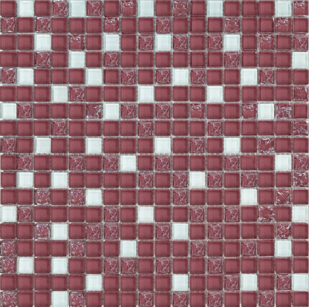 Мозаика 499 Мозаика микс розовый-розовый колотый-белая 1,5*1,5 Grand Kerama Украина Grand Kerama 300X300X6