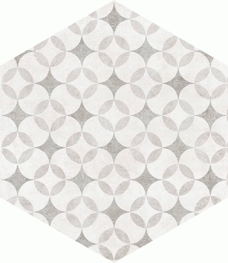 Hexagonos Alpha Mix-Perla (25,8x29)