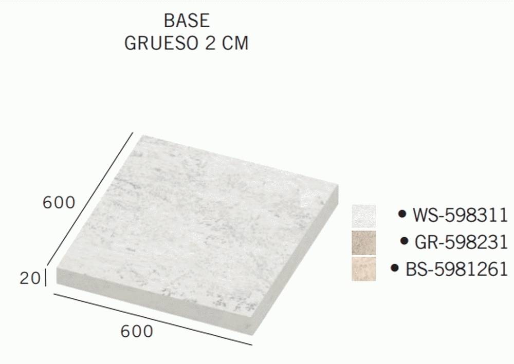 Base Grueso Evolution Beige Stone 5981261