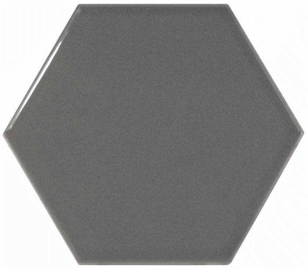 Плитка для ванной Scale Hexagon Dark Grey 21913 Equipe Испания Scale 107X124X0