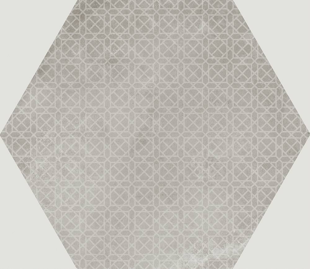 Urban Hexagon Melange Silver 23603