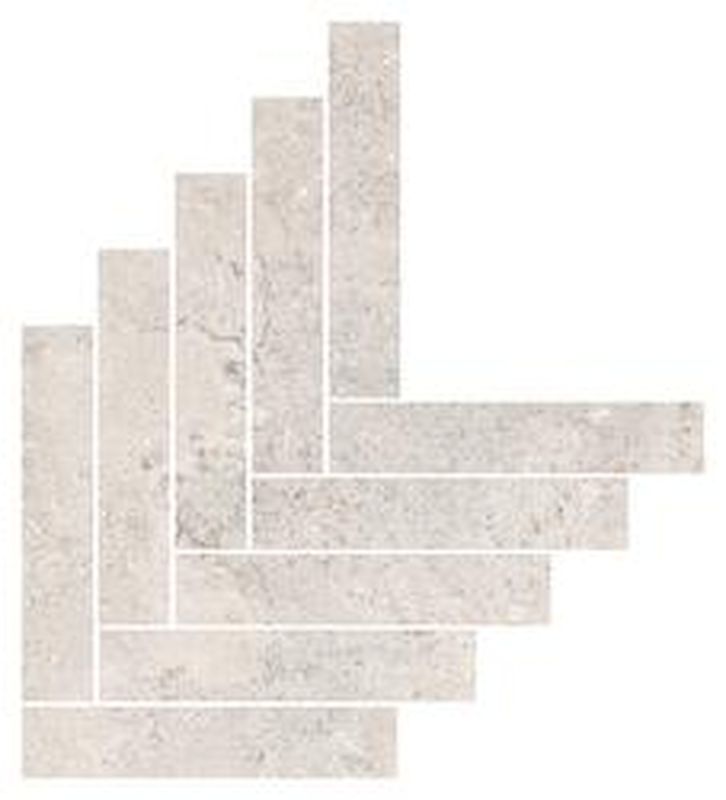 Kalkstone White Mosaico Freccia Rant (44*61)
