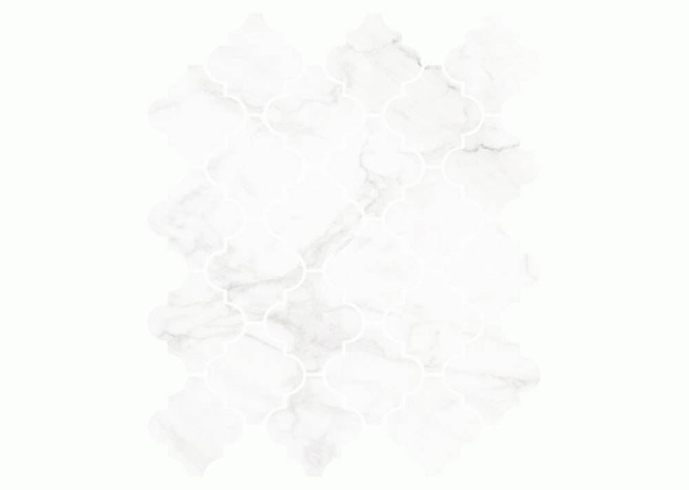 MOSAIC POLISHED FROST WHITE 01 BIALY (35X29)