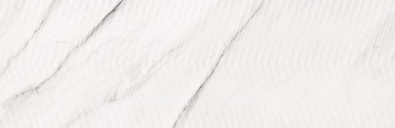 CARRARA CHIC WHITE CHEVRON STRUCTURE GLOSSY (29x89)