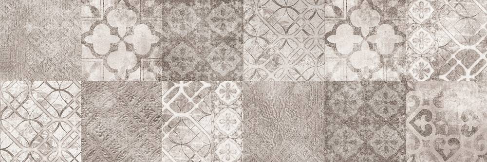 TWIN TAUPE SCIANA REKT. PATCHWORK (25x75)