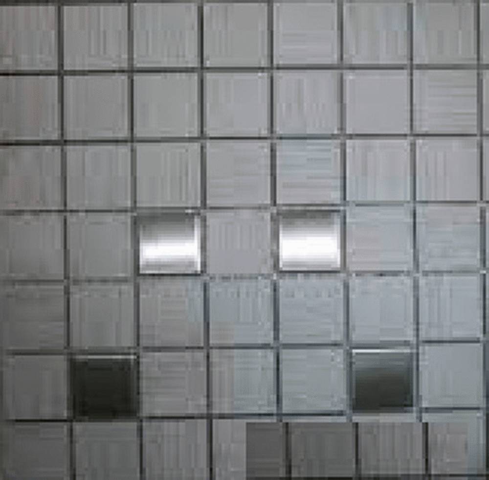Мозаика СМ 3032 C2 white/metal mat Кераміка Лео Украина Ceramika Leo Mozaika 300X300X0
